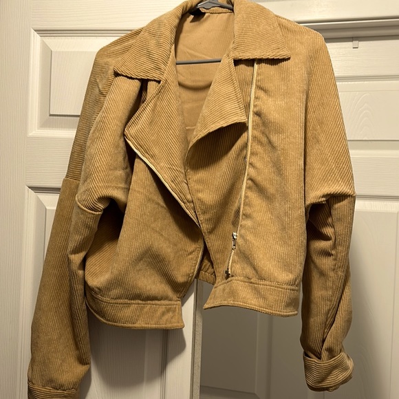 Size L, Shein jacket, khaki colored - Picture 2 of 4